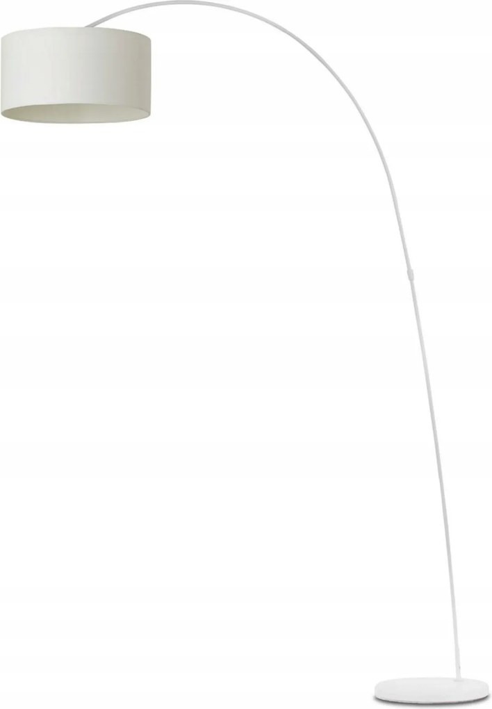 Faro Papua állólámpa, fehér, ív, E27, magasság 2000 mm, modern design