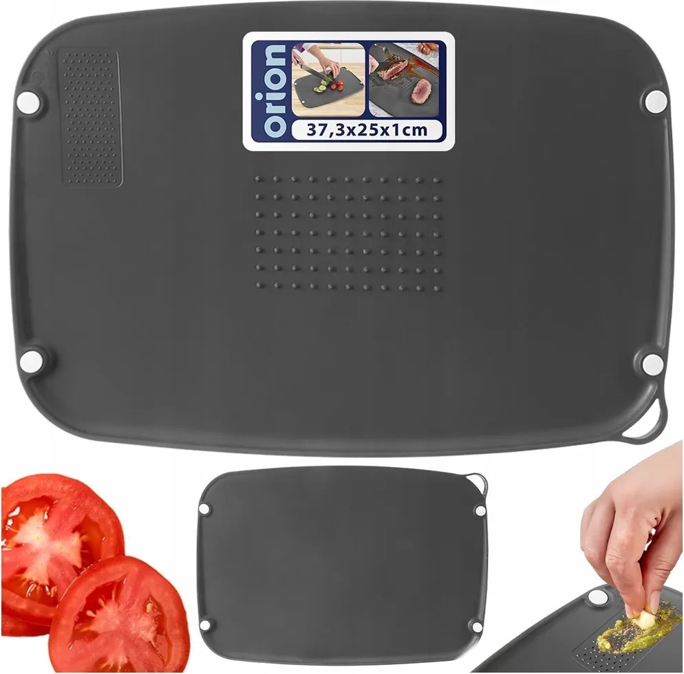 Konyhai vágódeszka élelmiszerekhez Kétoldalas műanyag 37cm