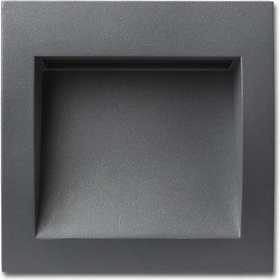 RENDL GORDIQ M süllyesztett lámpa antracitszürke 230V LED 3W IP65 3000K