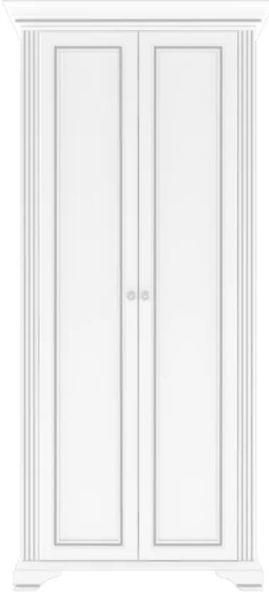 White 012 szekrény 2d havas kőris/ezüst fenyő