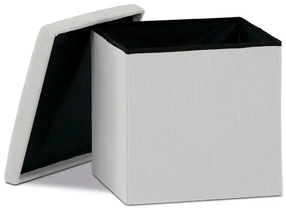 Krém Corduroy Tárolós Puff. TAB-471 CRM6