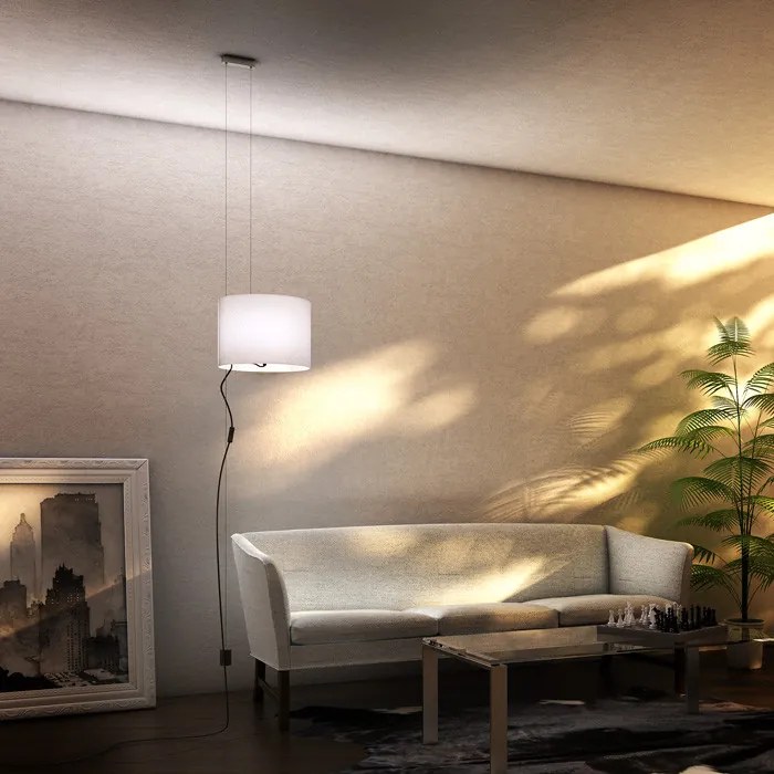 RENDL R11989 BROADWAY Ernyős Függesztett Lámpa KrómIP20