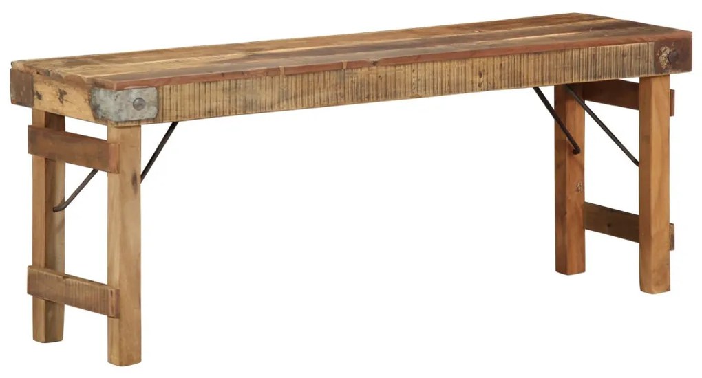 Pad 110x35x46 cm Tömör Fa Újrahasznosított