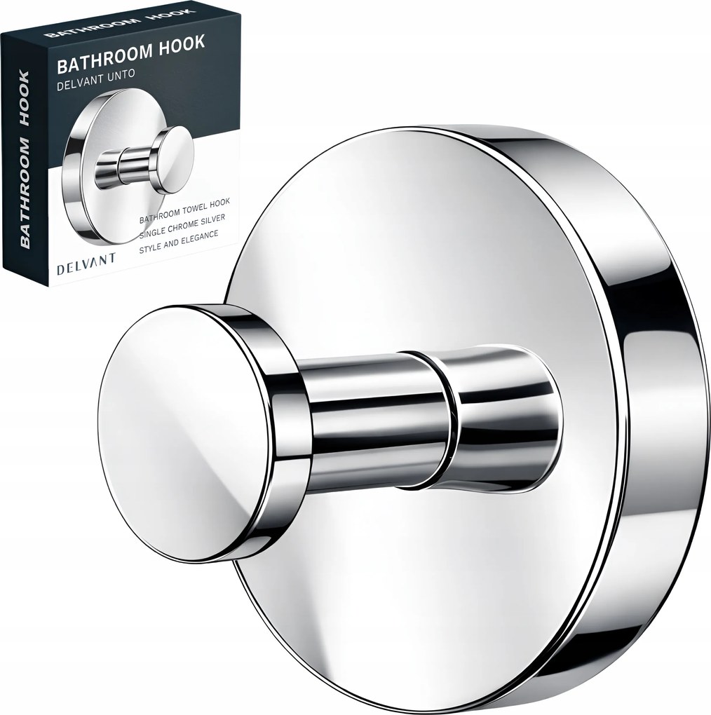 Fürdőszobai Törölközőtartó Akasztó Fali Tartó Delvant Unto Króm