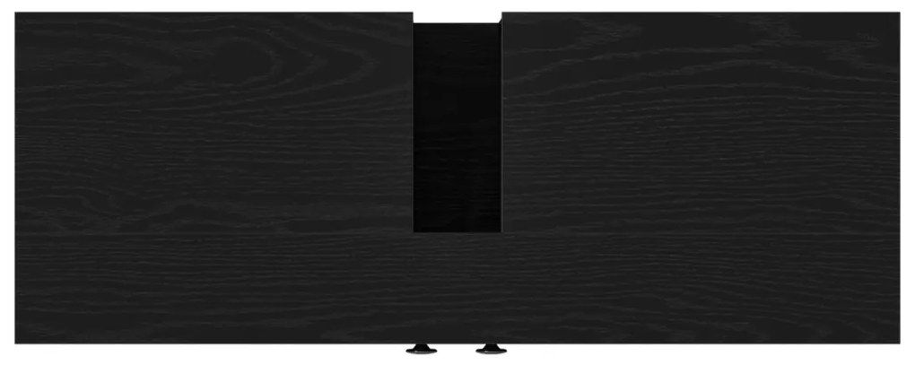 Fürdőszobai Mosdókagyló Szekrény Fekete Tölgy 80x30x60 cm Mérnöki Fa