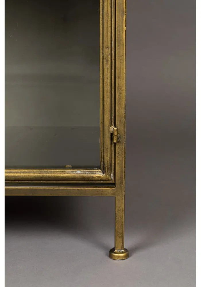 Aranyszínű fém tálalószekrény 64x184 cm Gertlush – Dutchbone