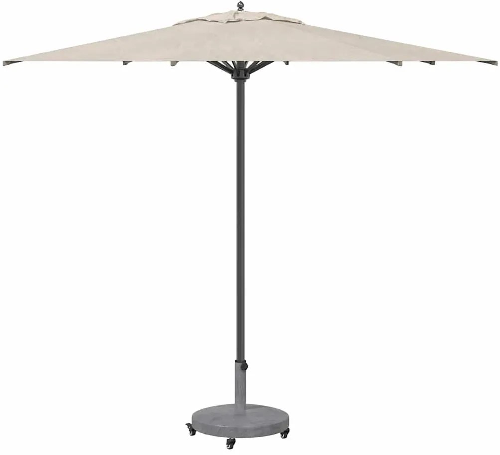 Kültéri Napernyő Tartók Sötét fa 48 x 48 x 32.5 cm Acél, Beton