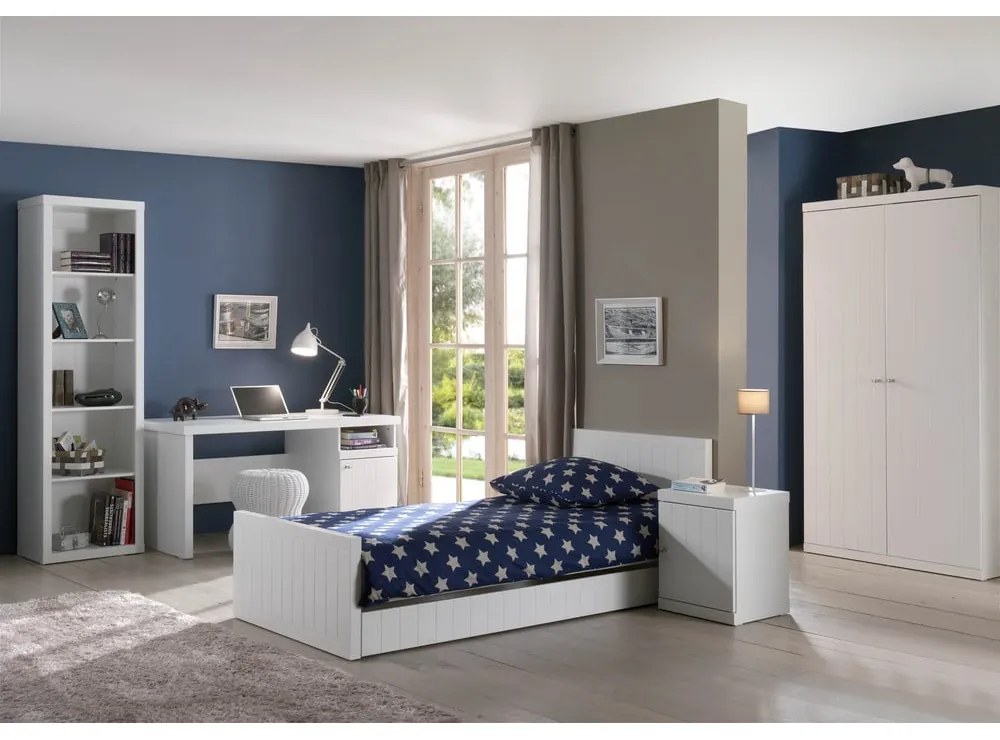 Robin fehér gyerek éjjeliszekrény, szélesség 44 cm - Vipack