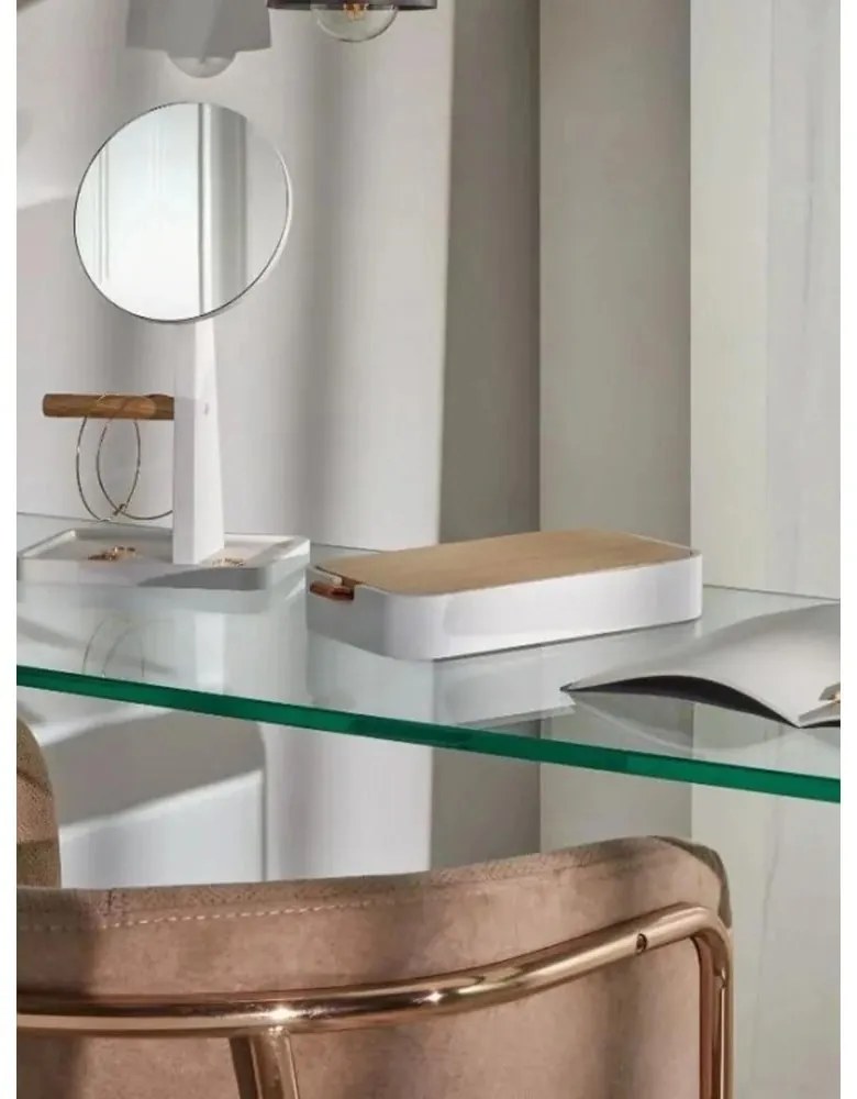 Üveg konzolasztal 40x125 cm Burano – Kave Home