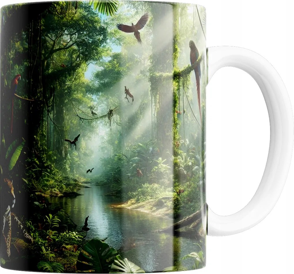 Bögre Bögrék Dzsungel Állatok Kiváló Minőség Ajándék Szöveg