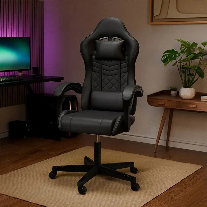 Juskys HyperSeat irodai szék - fekete