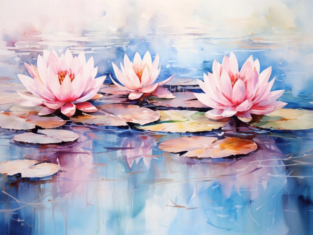 Poszter 100x75cm Csendes tükröződések