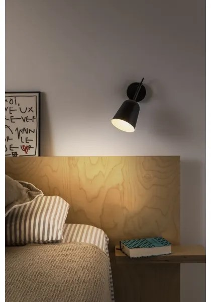 FARO 28257 - Fali lámpa STUDIO 1xE14/8W/230V fekete