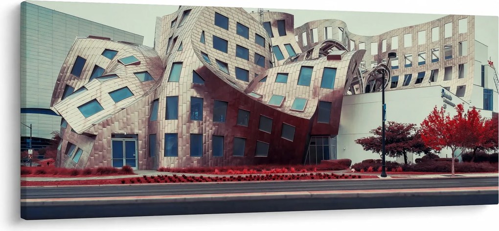 Kép - építészeti épület (120x50 cm)