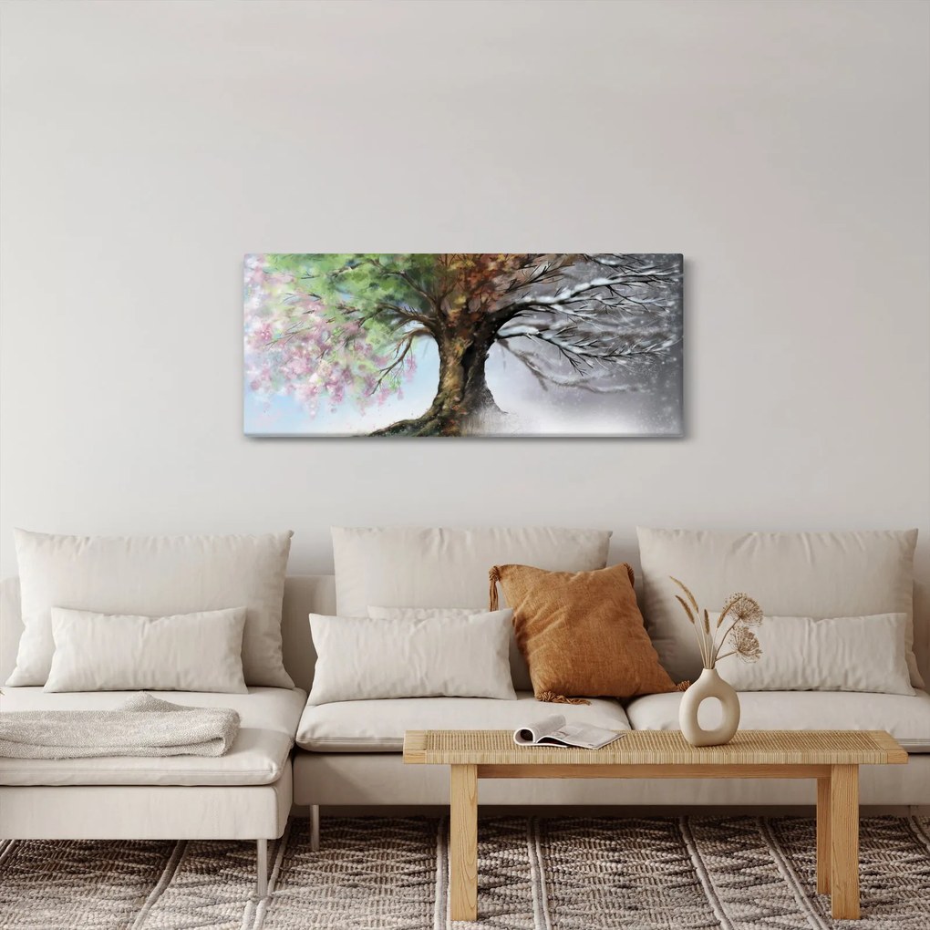 Kép - Négy évszak fája (120x50 cm)