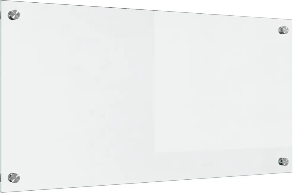 vidaXL Konyhai splashback Átlátszó 80 x 40 cm edzett üveg