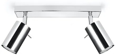 Sollux SL.0728 - Spotlámpa RING 2xGU10/10W/230V