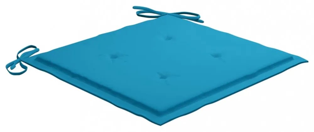 2 db kék oxford szövet kerti székpárna 50 x 50 x 3 cm