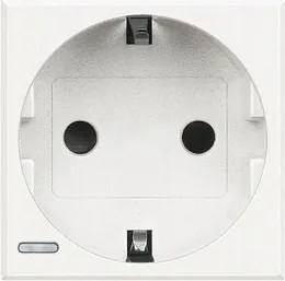 Axolute Schuko 2P aljzat 16A Fehér Bticino HD4141