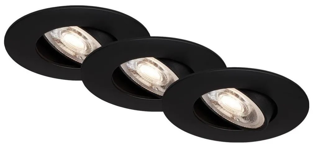 Briloner Briloner - KÉSZLET 3x LED Fürdőszobai beépíthető lámpa LED/4,9W/230V IP23 BL1305