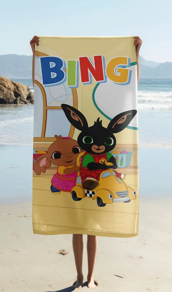 Bing Playroom fürdőlepedő, strand törölköző 70x140cm