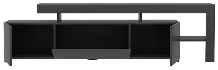 Design TV asztal Calissa 192 cm antracit