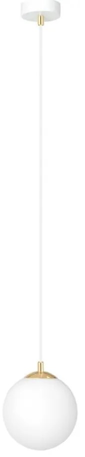 Csillár zsinóron ROYAL 1xE14/10W/230V átm. 14 cm fehér