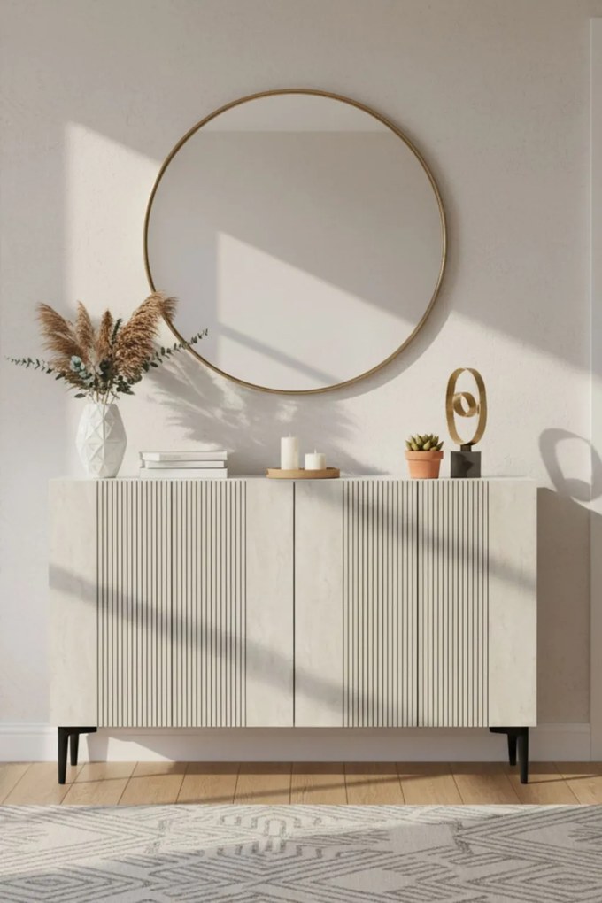 Corsa 120 - White, Travertine