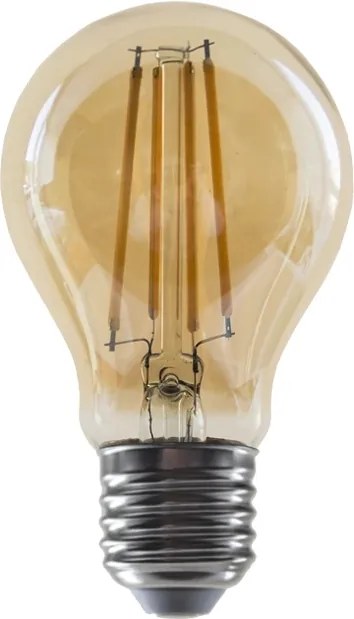 Led izzólámpa borostyánsárga A60 8W/230V/E27/2700K/900Lm/360°/Dim