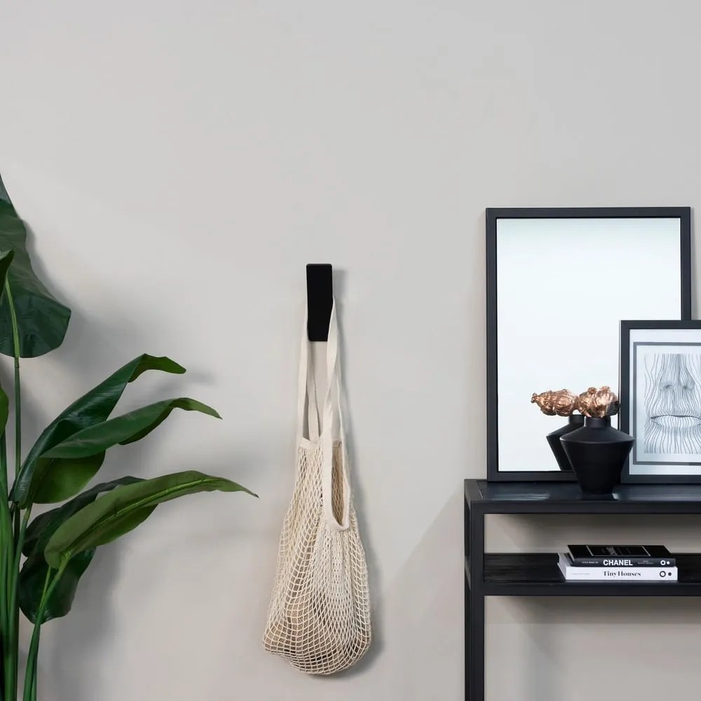 Fekete fali acél akasztó Angle – Spinder Design