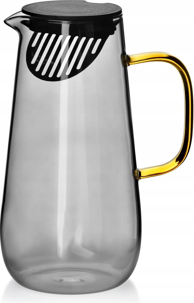 Peter üvegkancsó 1,5 l szürke elegáns italokhoz, limonádékhoz, teákhoz