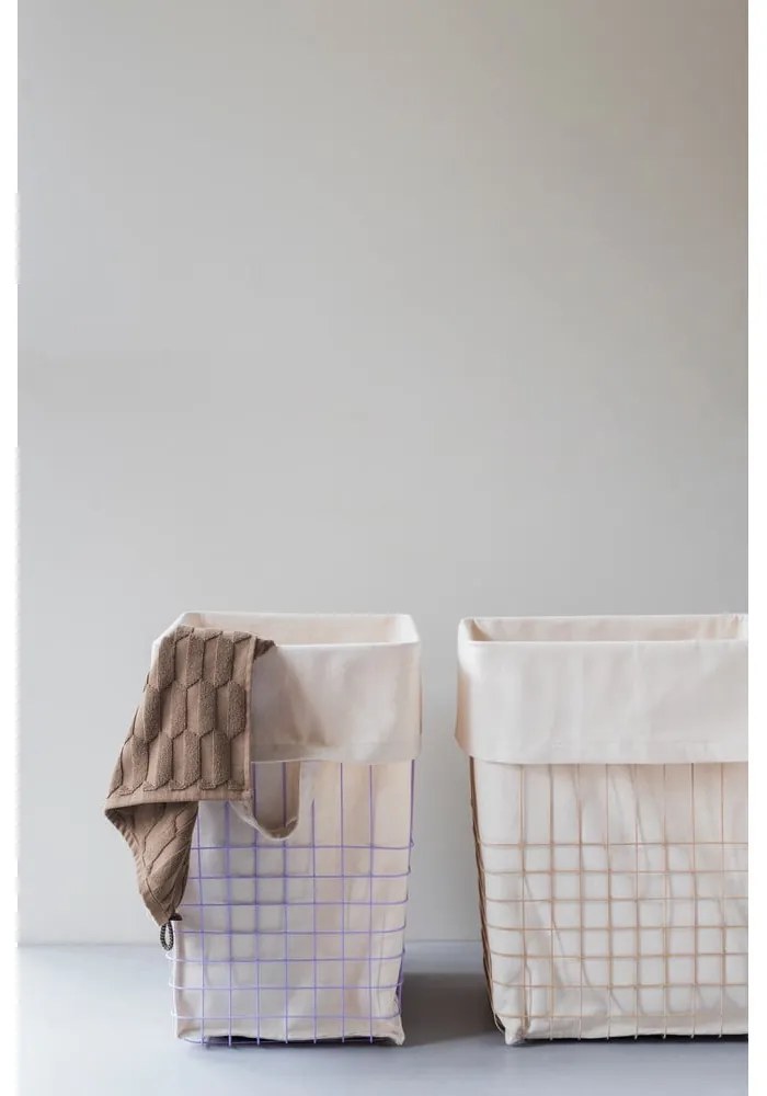 Bézs fém-textil szennyeskosár 64 l Store-It – Mette Ditmer Denmark