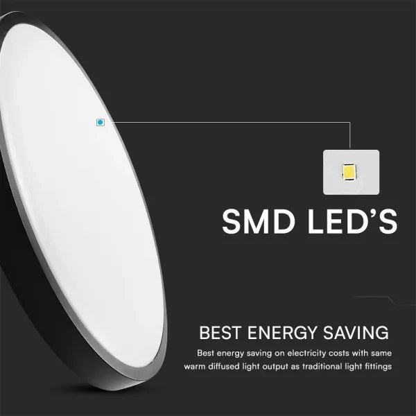 LED fürdőszobai mennyezeti lámpa szenzorral LED/18W/230V IP44 4000K Ø29 cm+DO