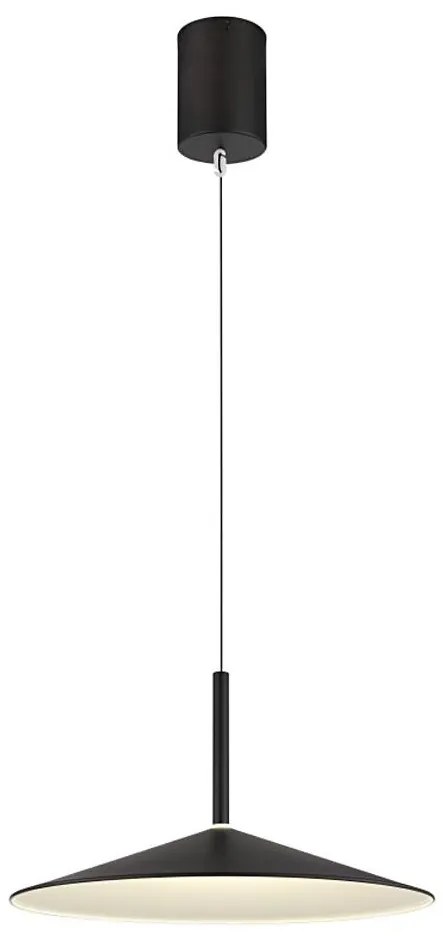 Globo 15635S - kábeles LED csillár LAMPONE LED/18W/230V 4000K fekete