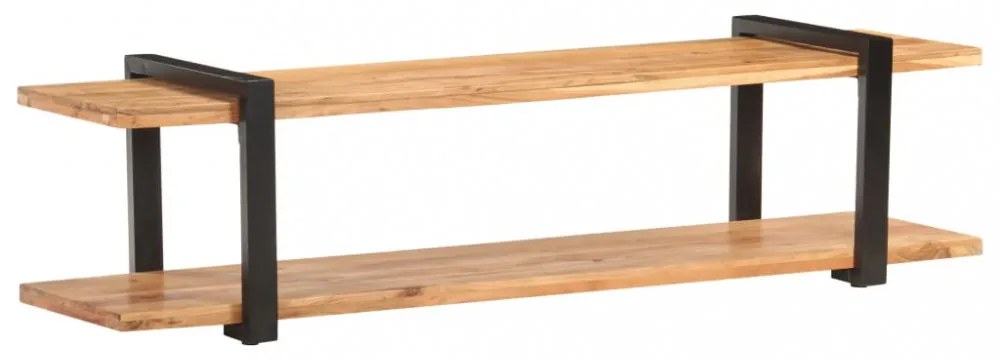 tömör akácfa TV-szekrény 160 x 40 x 40 cm