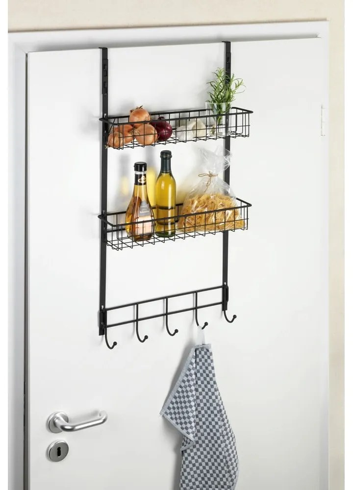 Rack Black függöpolc ajtóra - Wenko