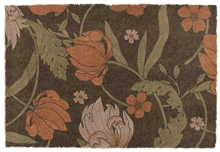 Kókuszrost lábtörlő 40x60 cm William Morris Rose – Artsy Doormats