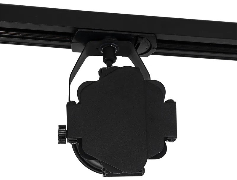 Sínrendszer 5 fekete spotlámpával - Movie