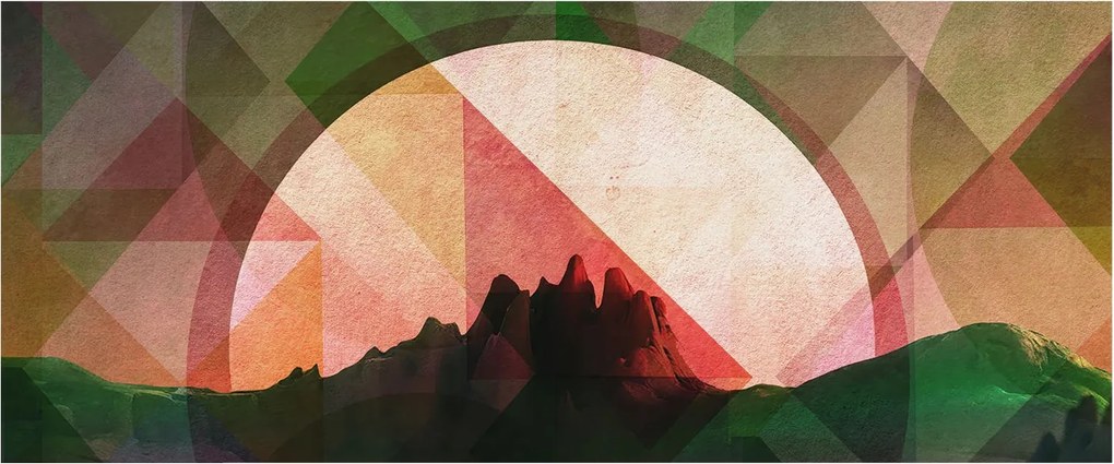 Fotótapéta Flizelin Dekoratív Hálószoba Festői dombok 250x104