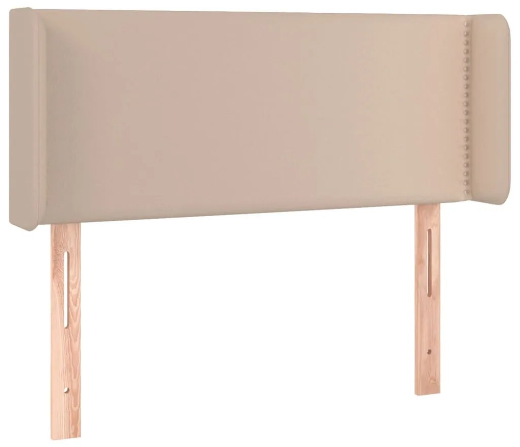 fekete műbőr LED-es fejtámla 93x16x78/88 cm