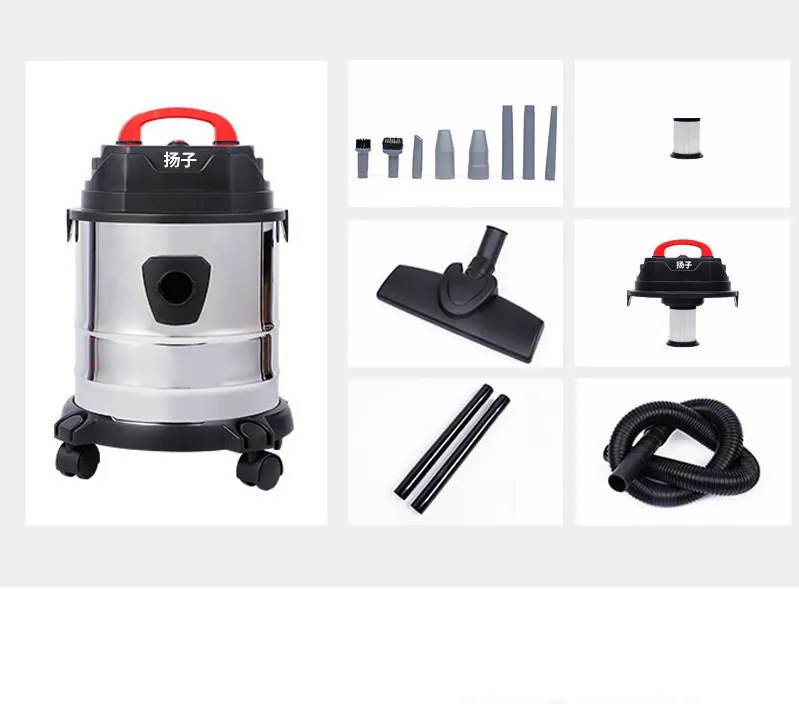 Száras-nedves porszívó - 1800W, rozsdamentes acél + kilenc részes készlet + szűrőelem RTZ-9011