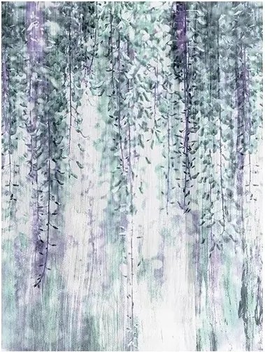 Fotótapéta Levelek a nappaliba 3D Wisteria 184x254