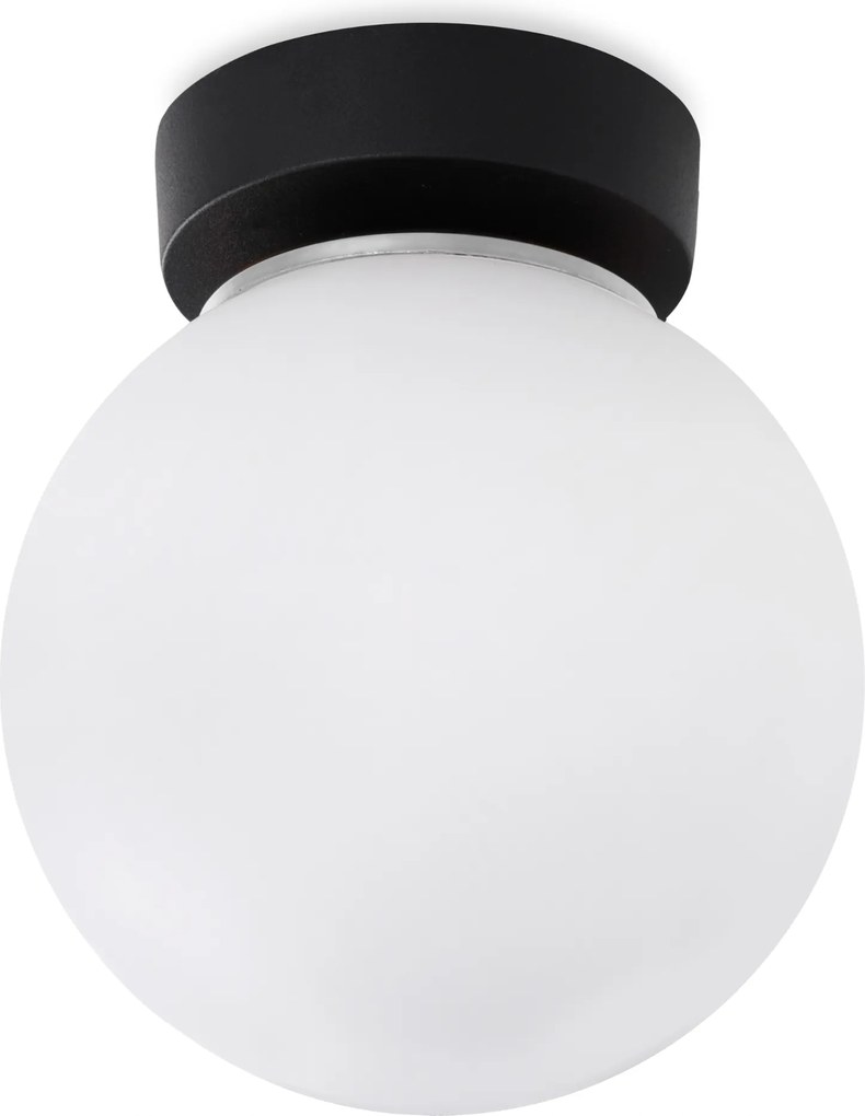 Mennyezeti Lámpa Plafon Fali Lámpa Fekete Króm Fehér Fürdőszoba Gömb Glamour