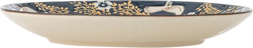 Kék kőedény desszertes tányér ø 16 cm Hezha – Bloomingville