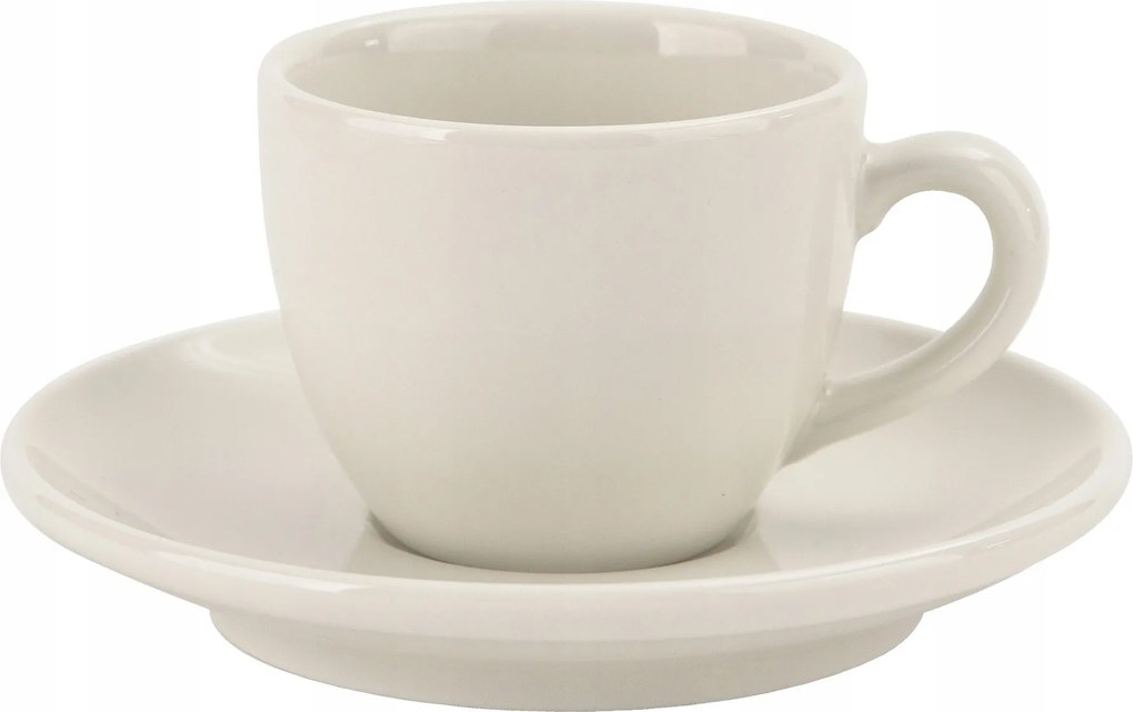 Porcelán eszpresszó csésze 90 ml Milena csészealj