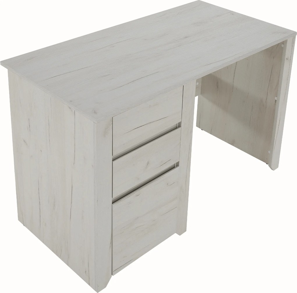 PC asztal typ 80, fehér craft, ANGEL