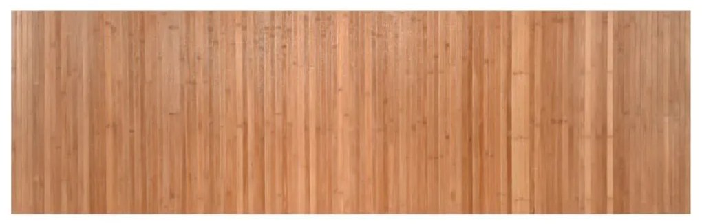 négyszögletű természetes bambusz szőnyeg 60 x 200 cm