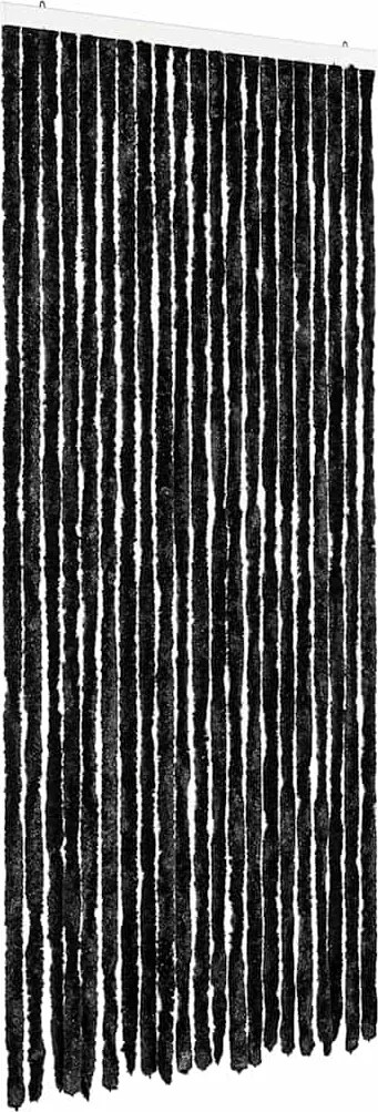 vidaXL antracitszürke zsenília rovarfüggöny 90 x 220 cm
