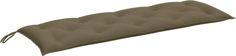 vidaXL melange tópszínű szövet kerti padpárna 150 x 50 x 7 cm