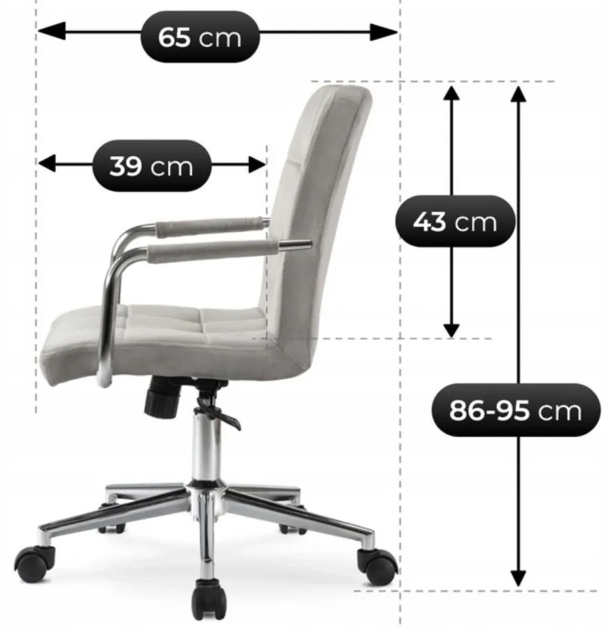 Junior Forgószék Szürke Színben. ASTRO